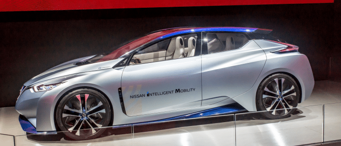 Nissan autonomous car revealed at CES