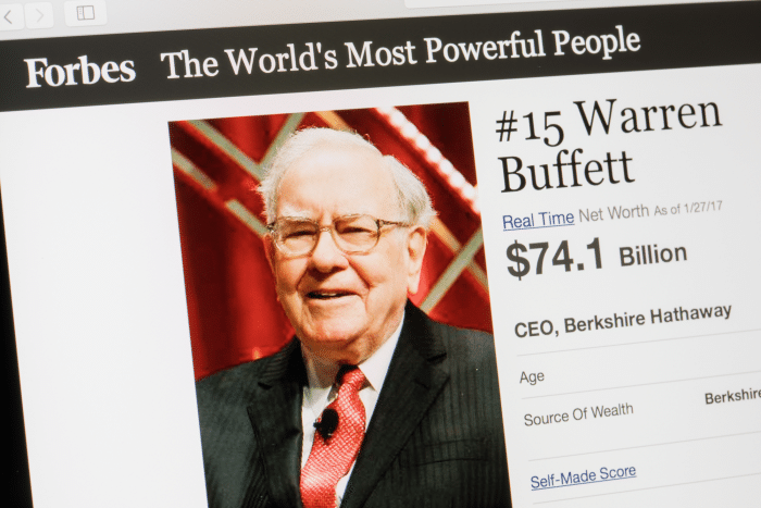 Warren Buffett net worth