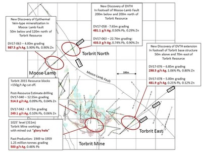 Map of Torbrit Mine Area