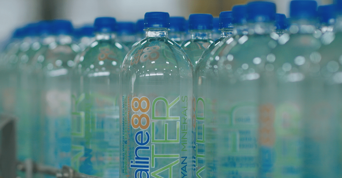 Revenue growth for The Alkaline Water Company