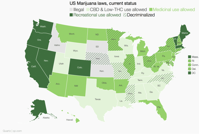 Marijuana laws by state