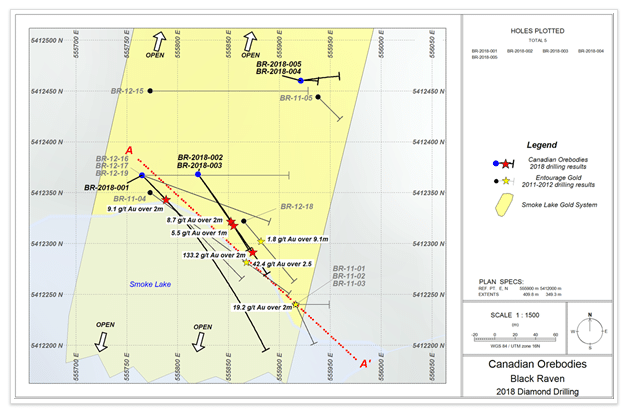 Figure 1 - Super G Drilling Plan Map
