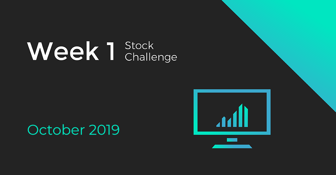 October 2019 Week 1 Stock Challenge cover