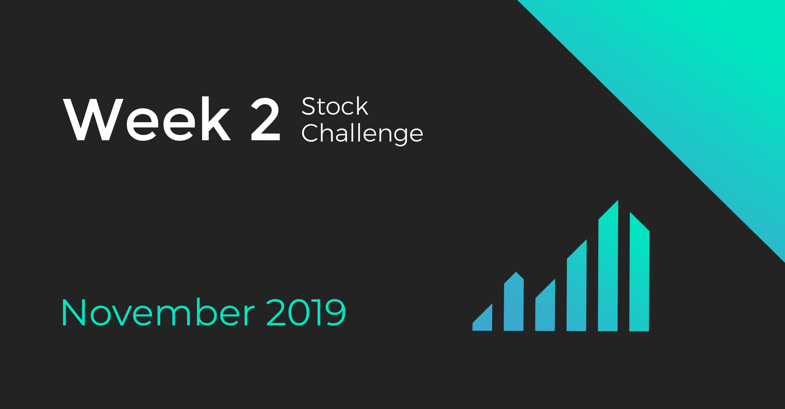 stock challenge cover for the second week of november