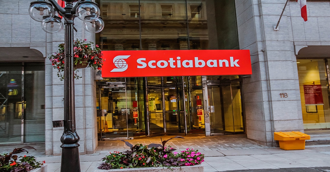 exterior of a Scotiabank