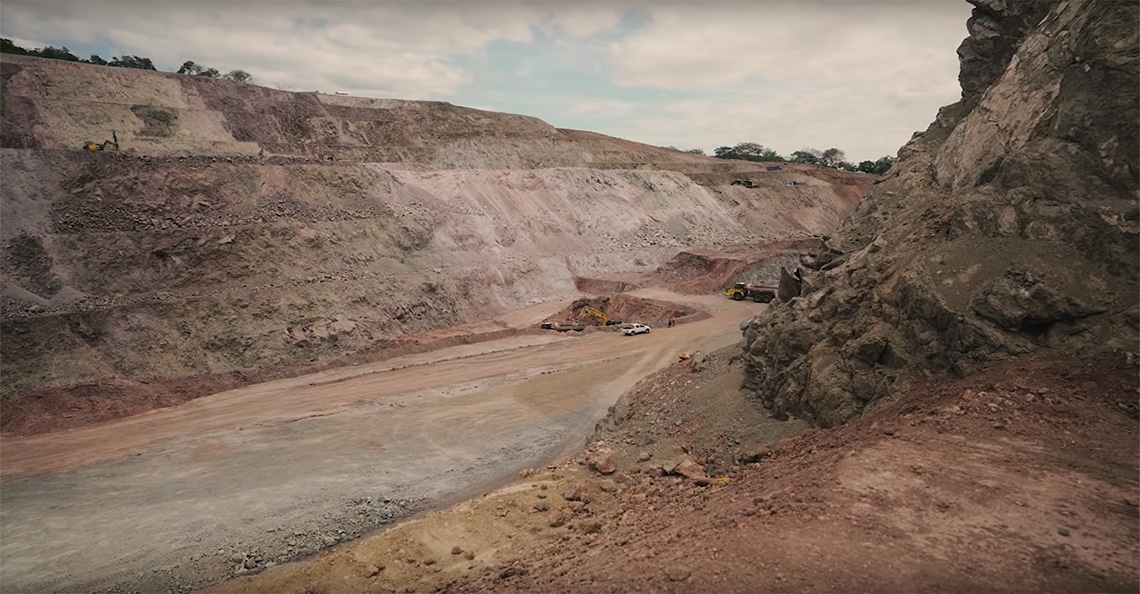 calibre mining open pit mine