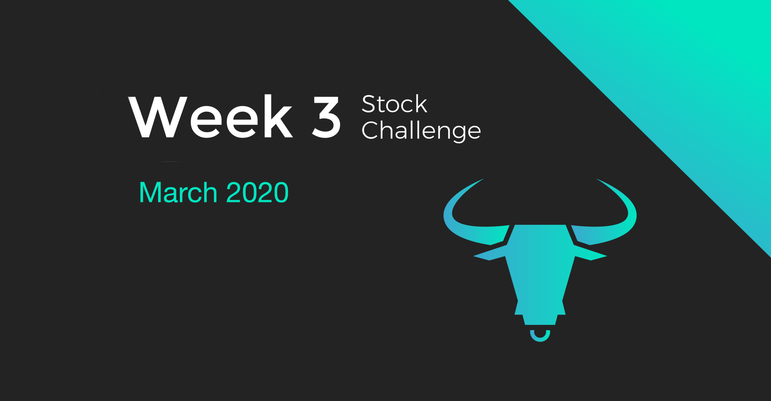 week 3 of the march 2020 stock challenge