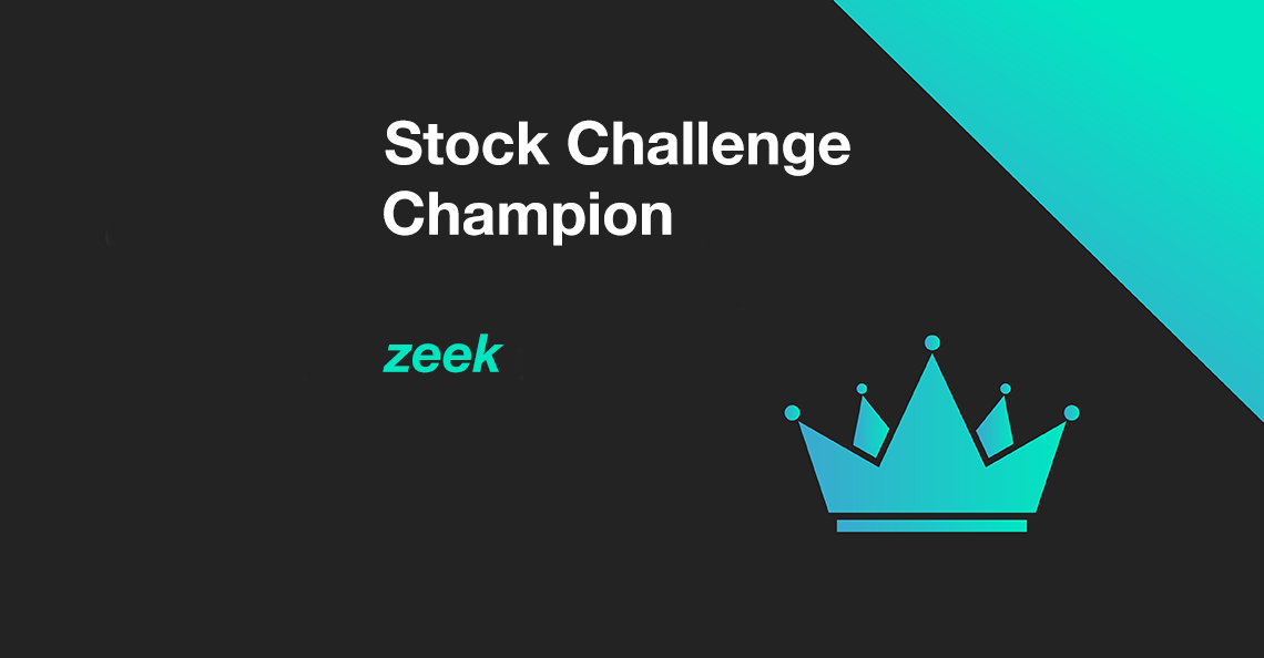 June 2020 Stock Challenge Champion is Zeek