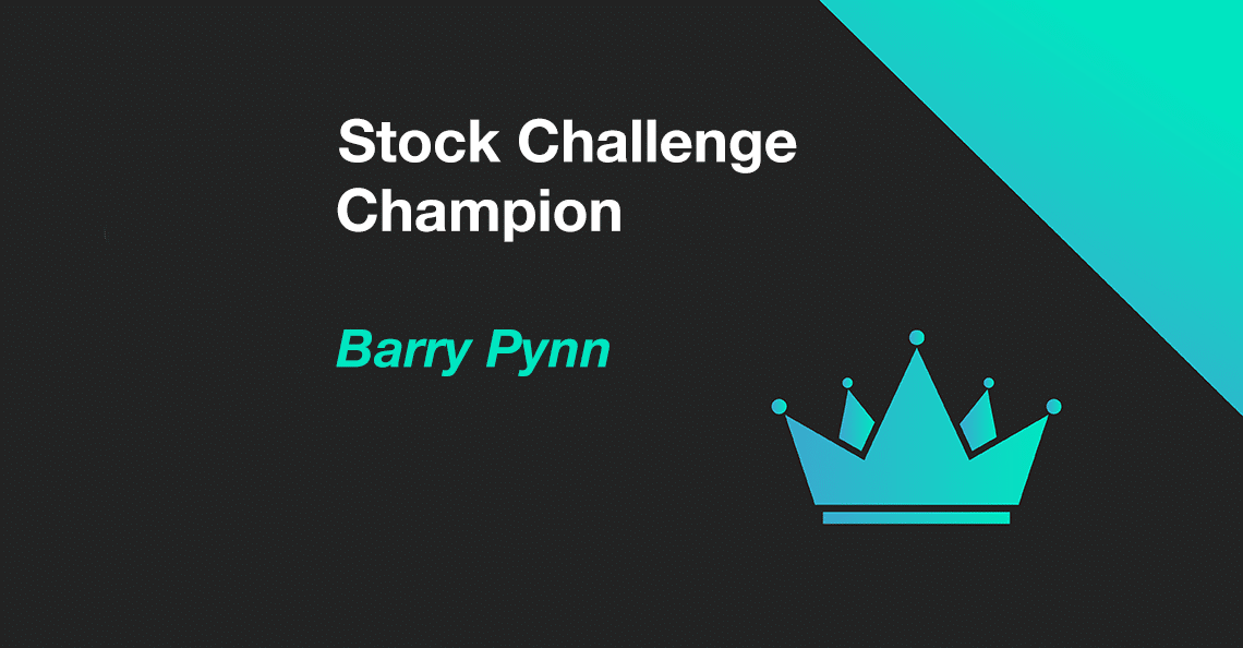 Barry Pynn wins the September 2020 Stock Challenge