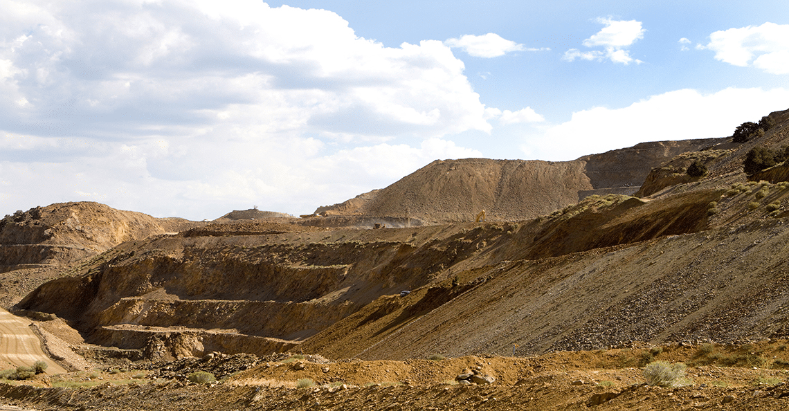 Strip mine in Nevada