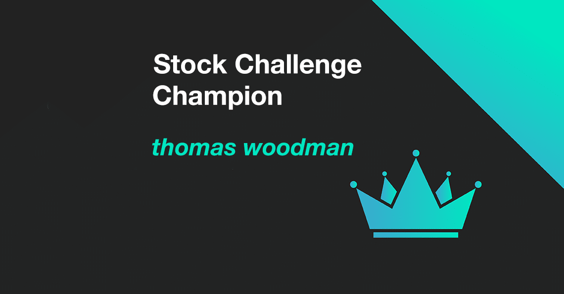 Thomas Woodman wins October 2020 Stock Challenge