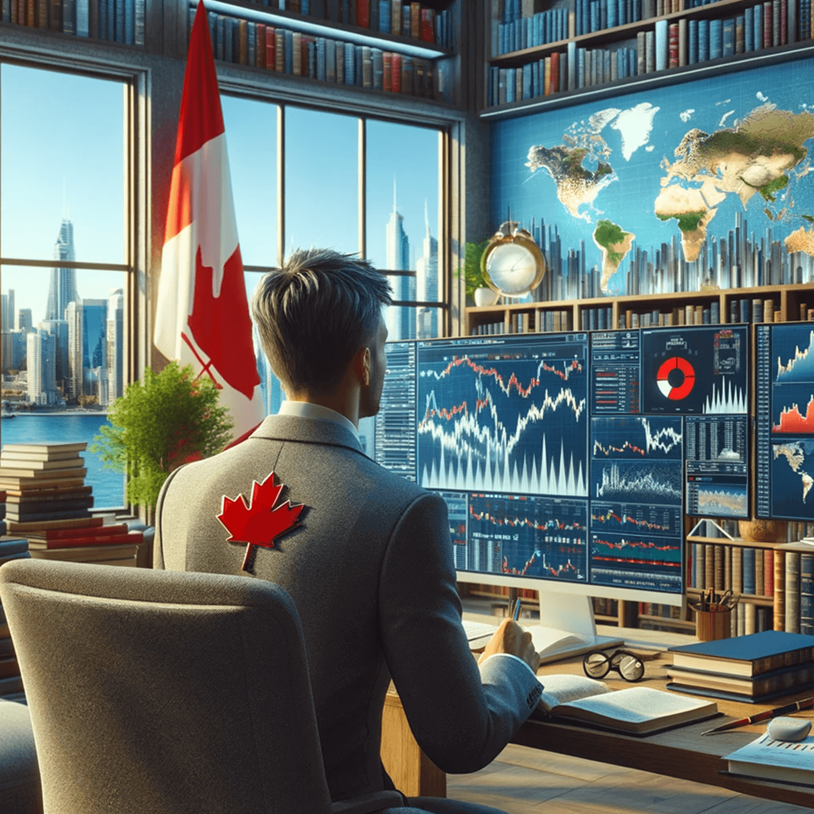 Canadian Investor contemplating his next market move