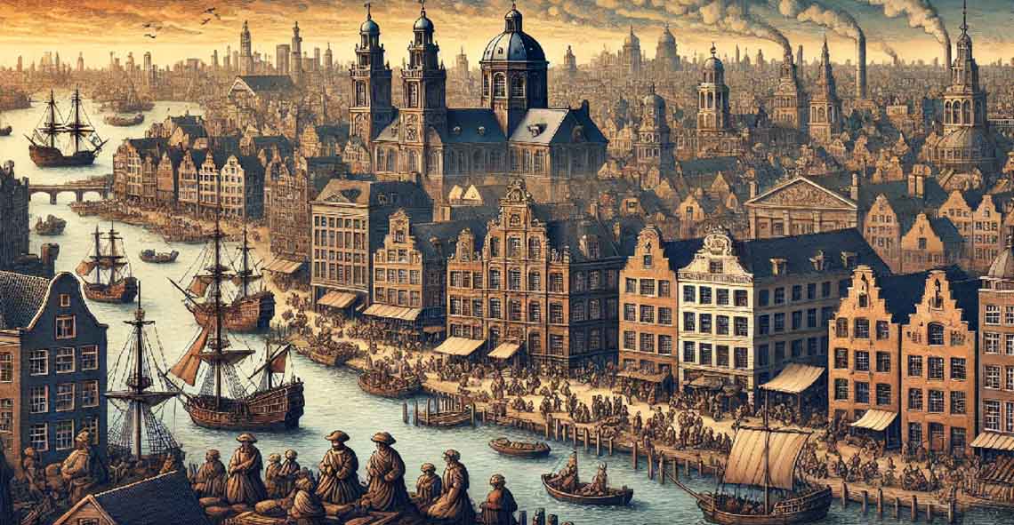 Amsterdam stock exchange rise